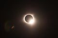Total solar eclipse 2017, seem from Helen Georgia Royalty Free Stock Photo