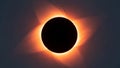 Total solar eclipse showing the sun\'s corona and prominences total eclipse moon Royalty Free Stock Photo