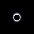 Total solar eclipse with visible corona