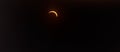 Total Solar Eclypse going to Partiality Royalty Free Stock Photo
