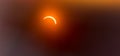 Total Solar Eclypse going to Partiality Royalty Free Stock Photo
