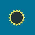 Total sonar eclipse Royalty Free Stock Photo