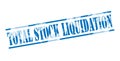 Total Stock liquidation blue stamp