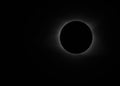 Totality begins in 2017 solar eclipse Royalty Free Stock Photo