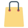 Tote Bag Color Vector icon which can easily modify or edit