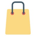 Tote Bag Color Vector icon which can easily modify or edit