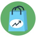 Tote, graph, Isolated Vector icons that can be easily modified or edit