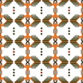 Totem bird seamless pattern