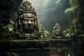 Totem Park in Ubud, Bali island, Indonesia