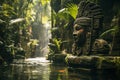 Totem Park in Ubud, Bali island, Indonesia