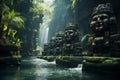 Totem Park in Ubud, Bali island, Indonesia