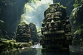 Totem Park in Ubud, Bali island, Indonesia