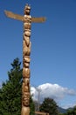 Totem Pole and Blue Sky