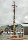 Totem Pole in Carcross, Yukon Territory
