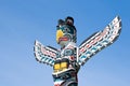 Totem Pole Vancouver Royalty Free Stock Photo