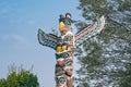 Totem Pole in Vancouver, Canada Royalty Free Stock Photo