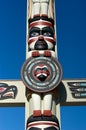Totem poles Royalty Free Stock Photo