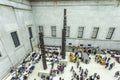 Totem poles in the British Museum