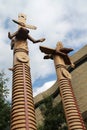 Totem poles Royalty Free Stock Photo