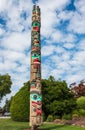 Totem poles by North American Native indians Royalty Free Stock Photo
