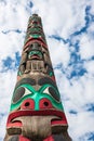 Totem poles by North American Native indians