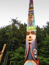 Totem poles in Sitka, Alaska National Historical Park