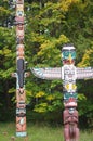 Totem poles in Stanley Park