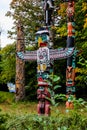 The Totem Poles, Stanley Park, Vancouver, BC.