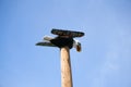 Totems art and carvings at saxman village in ketchikan alaska Royalty Free Stock Photo