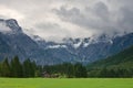 Totes Gebirge Mountains from to Almsee Royalty Free Stock Photo