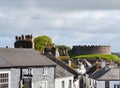 Totnes Castle in Hams Devon England