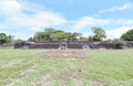 The Totonac ruins of Cempoala, Veracruz, Mexico, once visited by Hernan Cortes Royalty Free Stock Photo