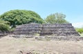 The Totonac ruins of Cempoala, Veracruz, Mexico, once visited by Hernan Cortes Royalty Free Stock Photo