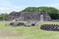 The Totonac ruins of Cempoala, Veracruz, Mexico, once visited by Hernan Cortes Royalty Free Stock Photo