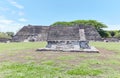 The Totonac ruins of Cempoala, Veracruz, Mexico, once visited by Hernan Cortes Royalty Free Stock Photo