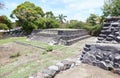 The Totonac ruins of Cempoala, Veracruz, Mexico, once visited by Hernan Cortes Royalty Free Stock Photo