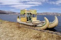 Totora boat on Titicaca