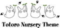 Totoro nursery theme vector