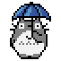 Totoro Roro Vector. totoro art character. crypto totoro