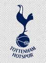 Tottenham Hotspur England football club emblem on transparent background. Vector illustration