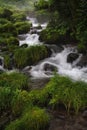 Kitanizawa stream at the foot of Daisen mountain in Tottori, Japan Royalty Free Stock Photo