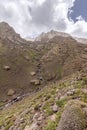 Toubkal national park, the peak whit 4,167m is the highest in the Atlas mountains and North Africa