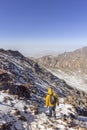 Toubkal national park, the peak whit 4,167m is the highest in the Atlas mountains and North Africa Royalty Free Stock Photo