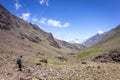 Toubkal national park, the peak whit 4,167m is the highest in the Atlas mountains and North Africa