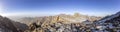 Toubkal national park, the peak whit 4,167m is the highest in the Atlas mountains and North Africa