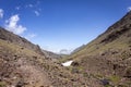 Toubkal national park, the peak whit 4,167m is the highest in the Atlas mountains and North Africa