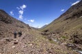 Toubkal national park, the peak whit 4,167m is the highest in the Atlas mountains and North Africa