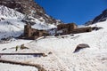 Toubkal national park, Refuge Toubkal, start point for hike to Toubkal