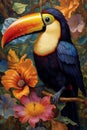 Toucan in the jungle