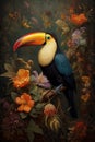 Toucan in the jungle